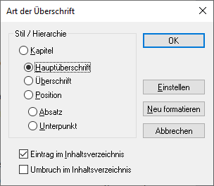 berschriften