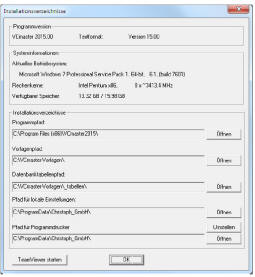 Installationsverzeichnis