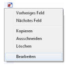 Kontextmenue Bearbeiten