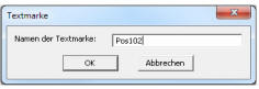 Textmarke