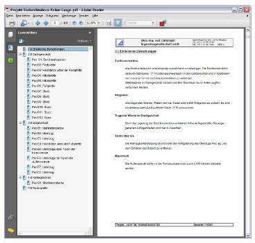 Export des Dokumentes