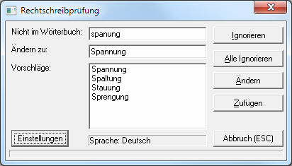 Rechtschreibpruefung