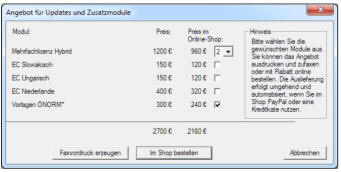 Ergänzen oder aktualisieren