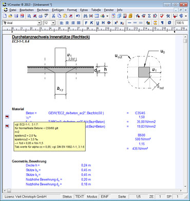 Kommentierte Nachweise nach DIN EN 1992, DIN EN 1993, DIN EN 1995, DIN EN 1996 und DIN EN 1997  